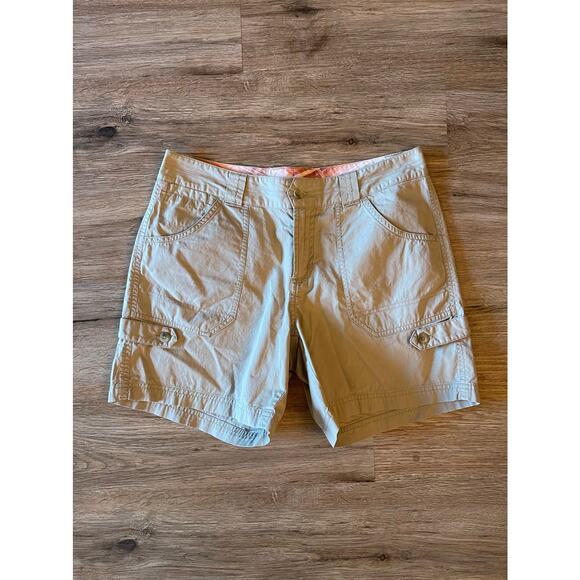 Columbia Tan Hiking Shorts Size 6 - Picture 1 of 3